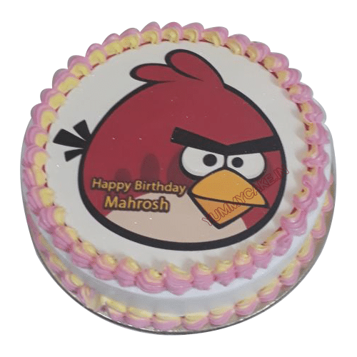 Angry Bird Vanilla Cake  Happie Returns