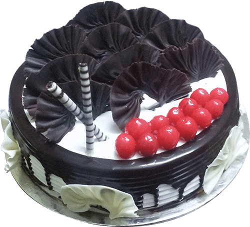 Order Chocolate Vanilla 1/2 Kg Cake Online, Price Rs.649 | FlowerAura