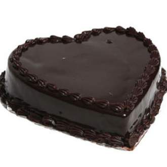 Heart Shape Chocolate Cake