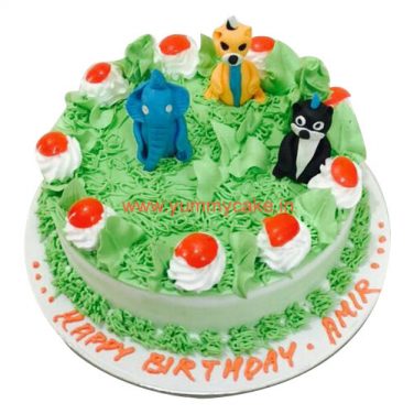 Jungle Birthday Cake