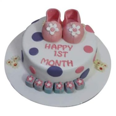 First Month Birthday Cake