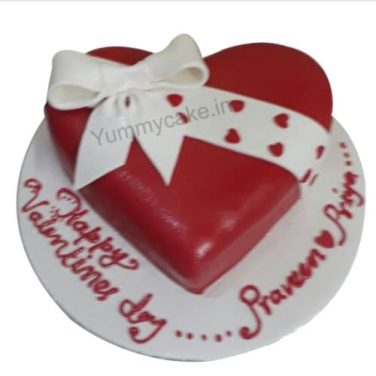 Heart Cake For Anniversary