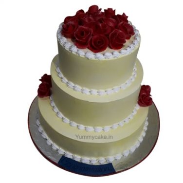 3 Tier Wedding Cake