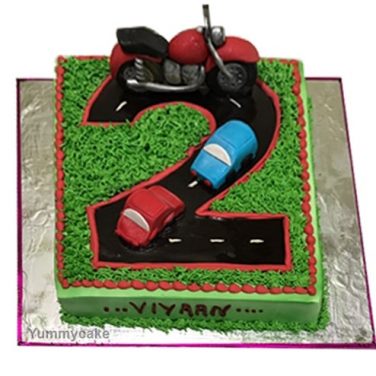2nd Birthday Cake Design