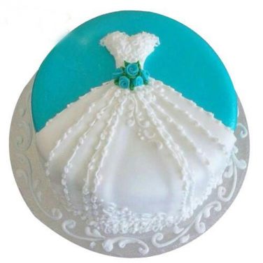 Cool Bridal Shower Cake