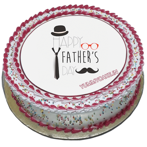 Mustache Cake for Dad