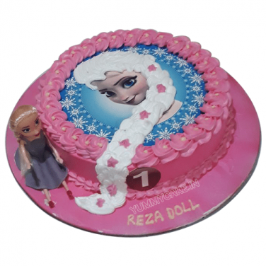 Elsa and Anna Cake