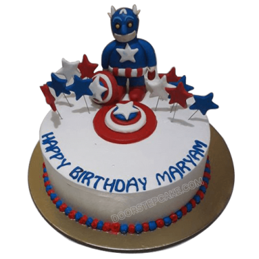 Captain America Cake