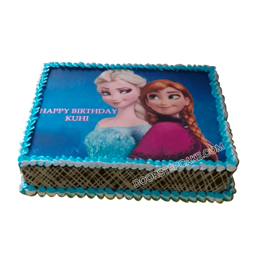 Elsa Anna Birthday Cake in Noida | Best Designs | DoorstepCake