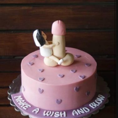 Naughty Bachelor Cake