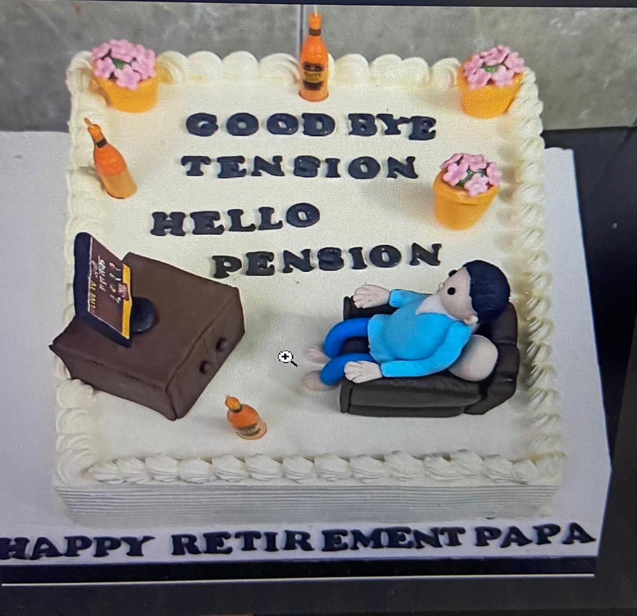 Retirement Cakes- Fleckenstein's Bakery Mokena, Illinois - Serving the  South Chicago Suburbs including Mokena, Frankfort, New Lenox, Tinley Park,  Homer Glen, Orland Park, Orland Hills, Joliet, Lockport, Matteson,  Manhattan, Oak Forest, Palos,