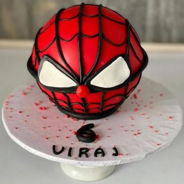 Spiderman Pinata Cake