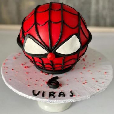 Spiderman Pinata Cake