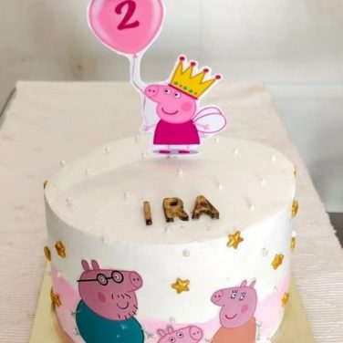 Peppa Pig Photo Cake