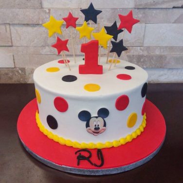 Stars Mickey Mouse Cake