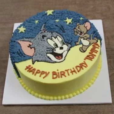 Tom and Jerry Birthday Cake