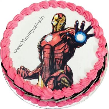 Iron Man Fondant Cake