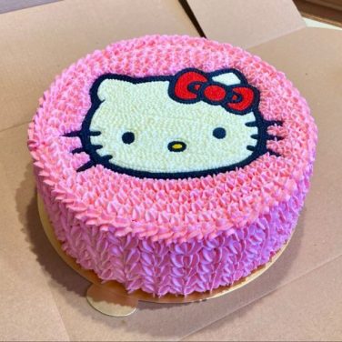 Kitty 1st Birthday Cake