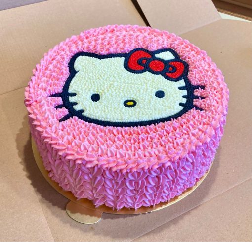 Kitty 1st Birthday Cake