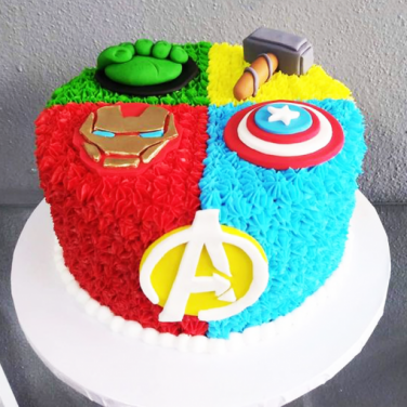 Avengers Birthday Cake