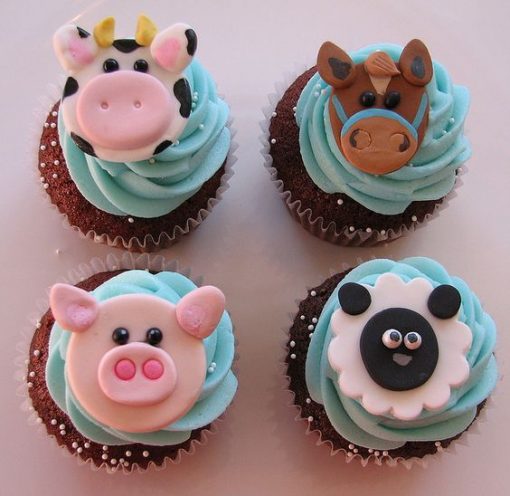 Farm Theme Cupcakes (Set of 6)