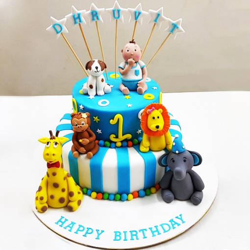 40 Cute First Birthday Cakes in 2022 : Butterfly Birthday Cake for Baby Girl-suu.vn