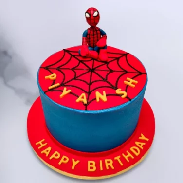 Spiderman Theme Cake