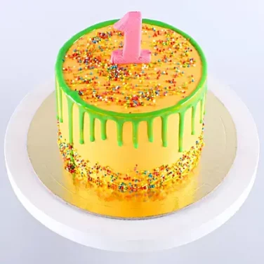 Yummy 1st Birthday Cake