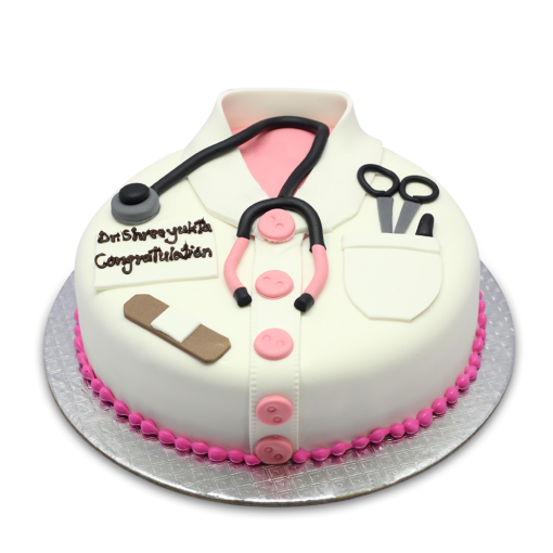 Shop for Fresh 2 Tier Doctor Theme Fondant Cake online - Vellore