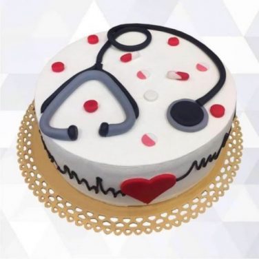 Simple Doctor Theme Cake