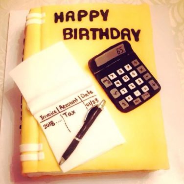 Buy Chartered Accountant Theme Customized Cake Online : DIZOVI Bakery