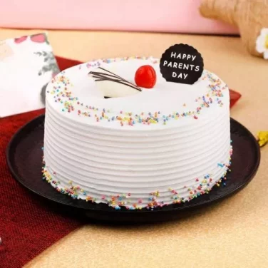 Parents Day Vanilla Cake
