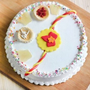 Delightful Happy Rakhi Cake