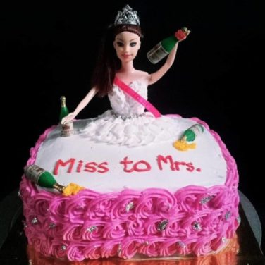 Miss to Mrs Bride Cake