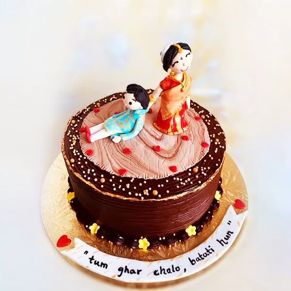 Funny Bridal Shower Cake