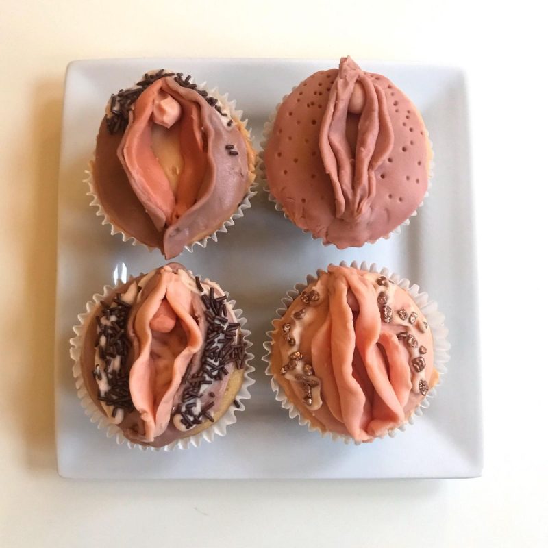 Vagina Cupcakes (Set Of 6)