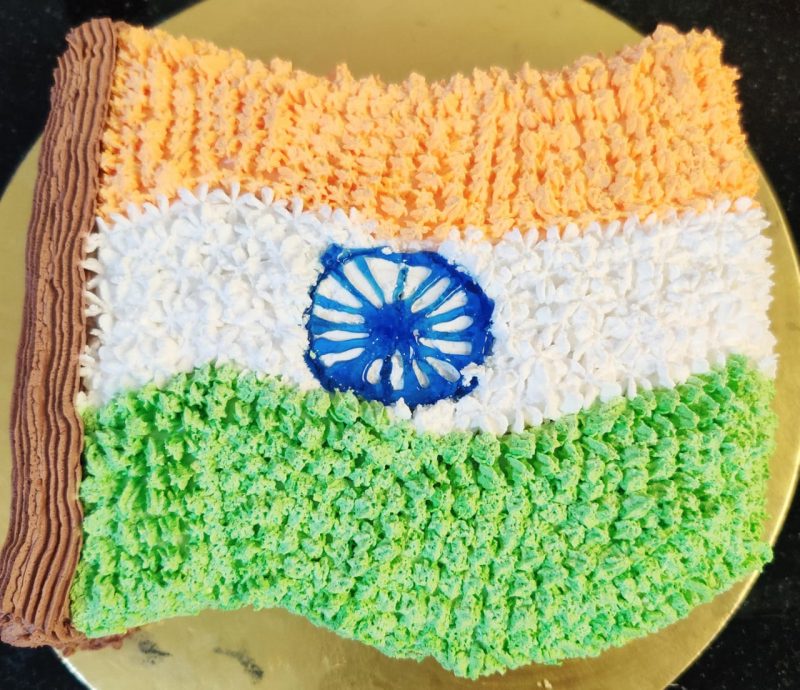 Indian Flag Theme Cake