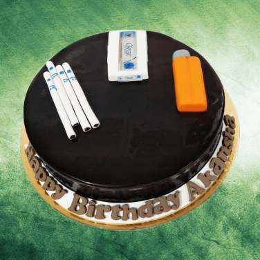 Smoking Cigarette Cake