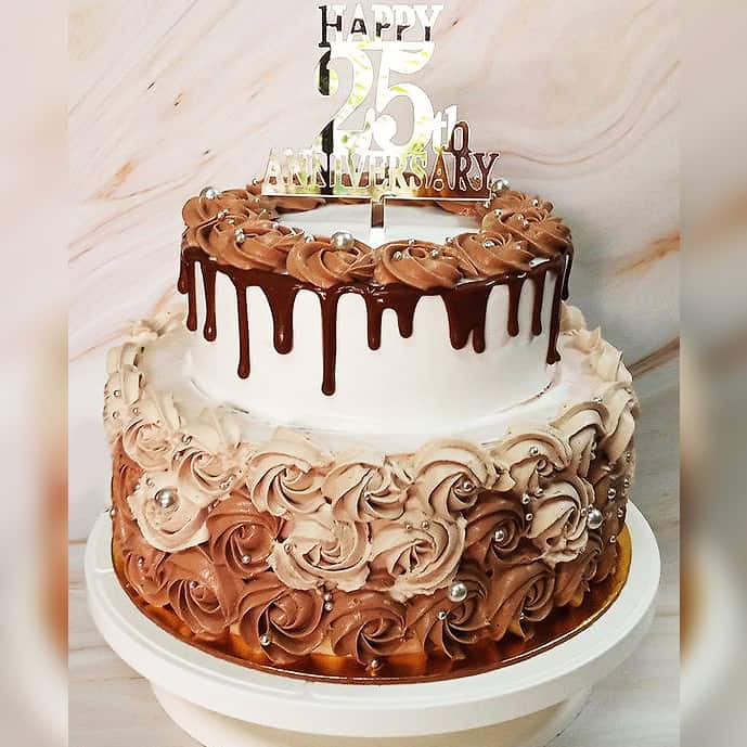 1st Anniversary Cake For Husband  1stanniversary Cake With Name And Photo