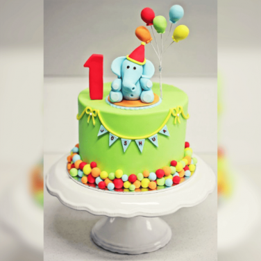 Baby Elephant Cake