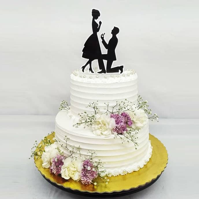 Two Tier Flower Cake | Best Cake for Birthday Events | Pandoracake.ae Dubai-nextbuild.com.vn