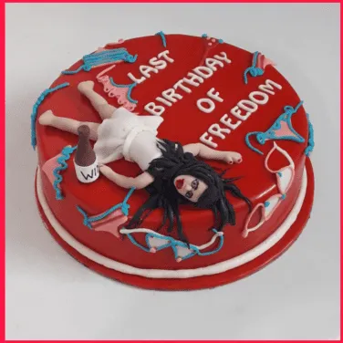 Bachelor Party Cake for Girl